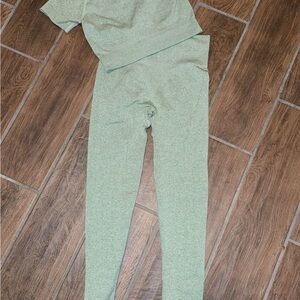 SHEIN Light Green Lounge Leggings